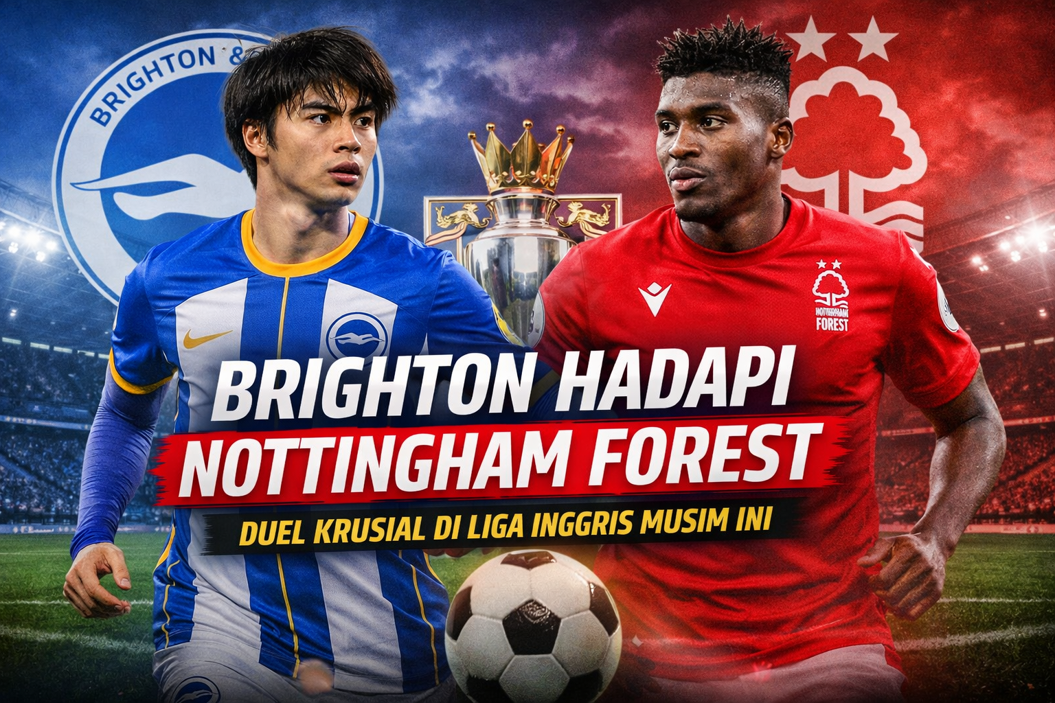 Brighton Hadapi Nottingham Forest: Duel Krusial di Liga Inggris Musim Ini