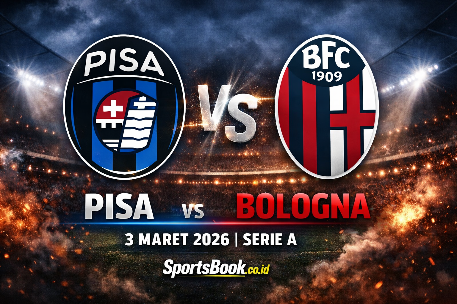 Pisa vs Bologna - Serie A clash