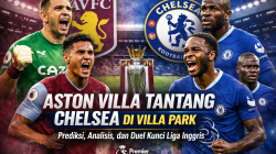 Aston Villa Tantang Chelsea di Villa Park: Prediksi, Analisis, dan Duel Kunci Liga Inggris