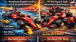 Formula 1: Di Balik Layar Kecanggihan Aerodinamika dan Strategi Pit Stop yang Presisi