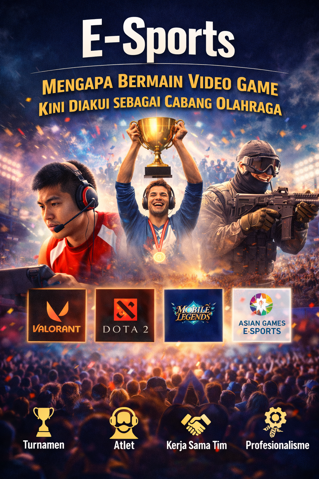 E-Sports: Mengapa Bermain Video Game Kini Diakui sebagai Cabang Olahraga