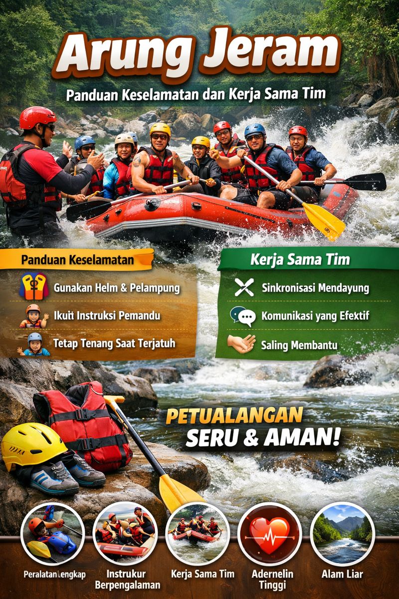 Arung Jeram: Panduan Keselamatan dan Kerja Sama Tim